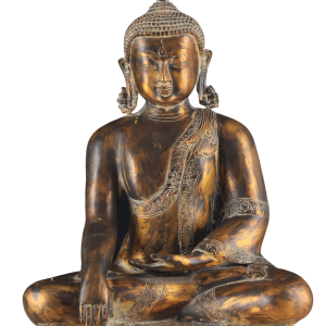 Handcrafted Fine Brass Buddha Statue | Bhoomisparsha Mudra | 15" Height | Traditional Indian Artistry | Premium Collection | Sacred Art | Jaipurio